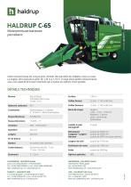 HALDRUP_C-65-Moissonneuse-batteuse parcellaire_FR-1