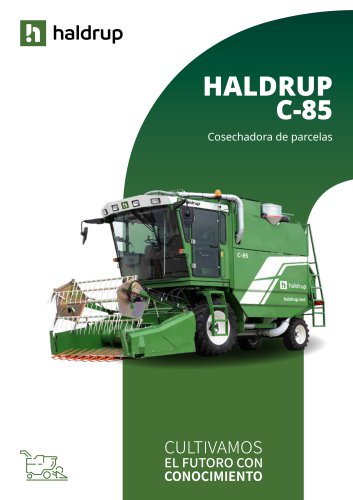 HALDRUP C-85 Cosechadora de parcelas