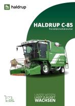 HALDRUP C-85 Parzellenmähdrescher-1