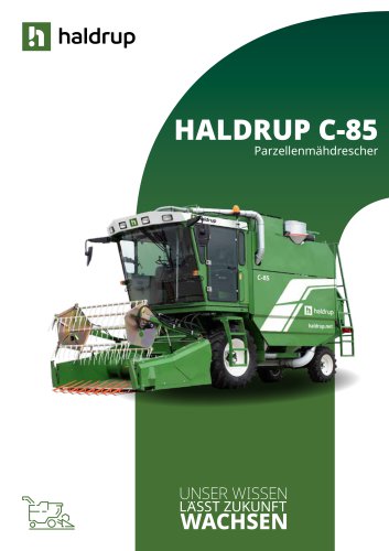 HALDRUP C-85 Parzellenm&auml;hdrescher
