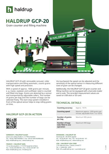 HALDRUP GCP-20