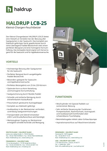 HALDRUP LCB-25