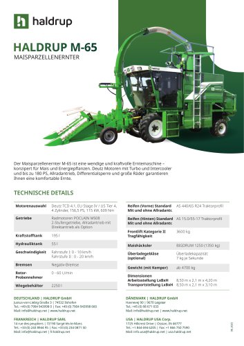 HALDRUP M-65