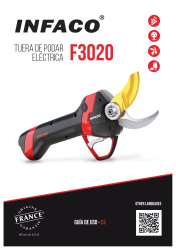 Folleto podadora ELECTROCOUP F3020