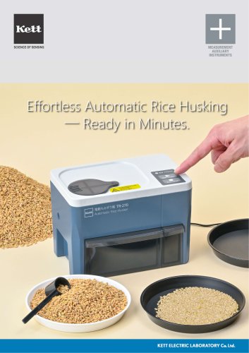 Effortless Automatic Rice Husking ─ Ready in Minutes.