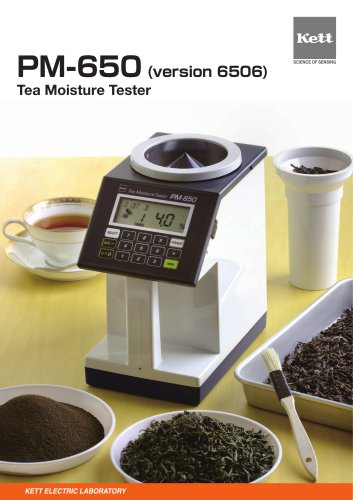 PM-650 (version 6506) Tea Moisture Tester