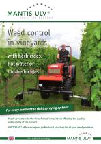 Weed control in vineyards - 1