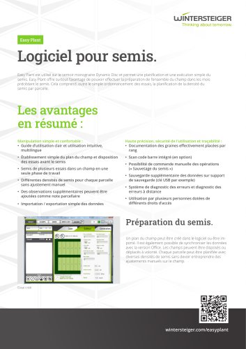 Easy Plant - Logiciel pour semis