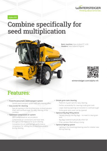 Product information Alpha NH 