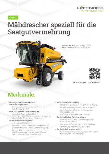 Produktinformation Alpha NH