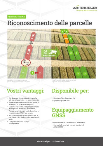 Riconoscimento delle parcelle