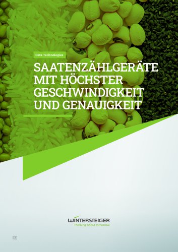 Saatenzählgeräte mit höchster Geschwindigkeit und Genauigkeit