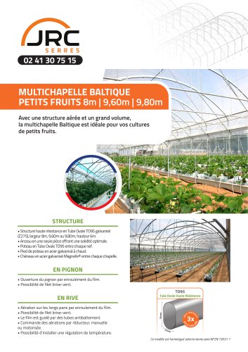 MULTICHAPELLE BALTIQUE FRUITS ROUGES