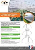 TUNNELS TRADITIONNELS 4m - 4,5m - 5m - 9,30m