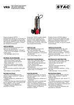 Submersible pumps for heavy sewages series VRS with stainless steel pump body-1