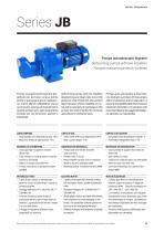 Two impeller self priming pumps series JB-1