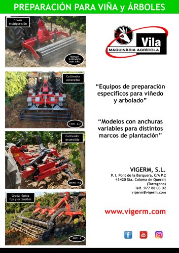 PREPARACION PARA VI&Ntilde;A Y ARBOLES