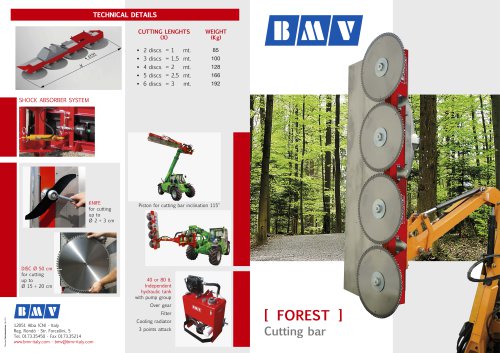 FOREST  Cutting bar