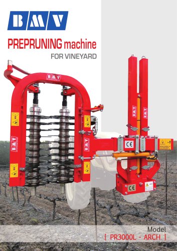 PREPRUNING machine FOR VINEYARD