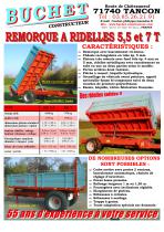 Remorques à ridelles