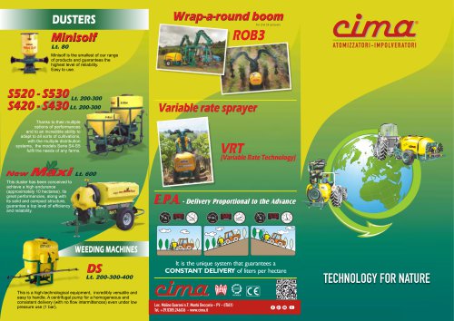 CIMA - TECHNOLOGY FOR NATURE