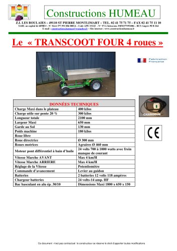 TRANSCOOT FOUR 4 roues