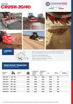 scheda tecnica fresa stones crusher CR-5