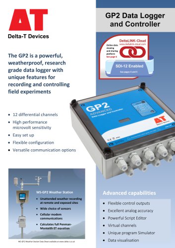 WS‐GP2 Weather Station - Delta-T Devices - PDF Catalogs | Technical ...