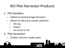 RCI Plot Research Equipment - 11