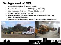 RCI Plot Research Equipment - 2