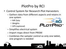 RCI Plot Research Equipment - 44