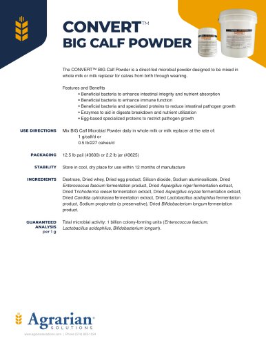 CONVERT™ BIG CALF POWDER