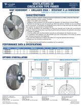 VENTILATEURS DE CIRCULATION TYPE PANIER - 1