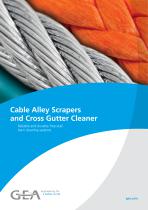 Cable Alley Scrapers and Cross Gutter Cleaner - 1