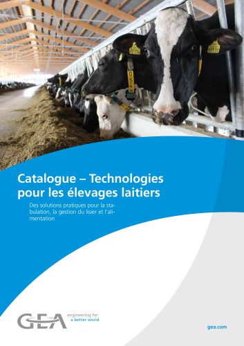 Technologies pour les élevages laitiers