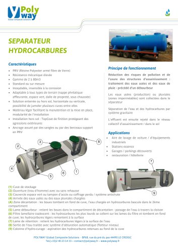 SEPARATEUR HYDROCARBURES