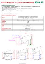 SÉPARATEUR par FLOTTAISON BAP - 2