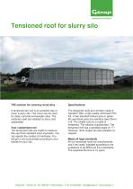 Tensioned roof for slurry silo-1