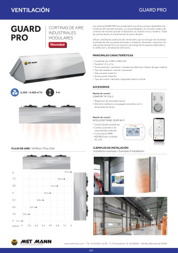 GUARD PRO - Modular industrial air curtains