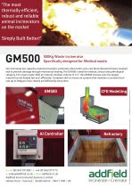 Addfield GM500 Medical Waste Incinerator Datasheet GA PLC - 1