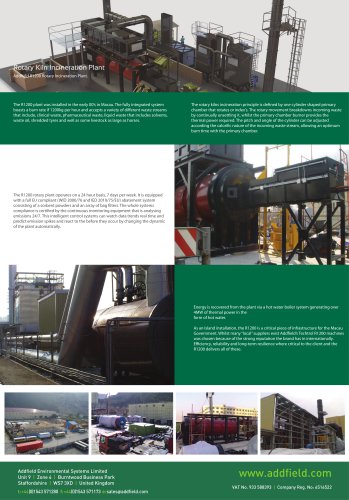 Rotary Kiln Incineration Plant Case Study