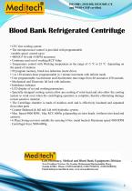 Blood  bank refrigerated centrifuge MTC01-2