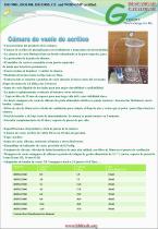 Cilindro transparente desgasificador de vacío-1