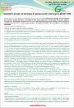 Sistema de prueba de burbujas de presurización interna para ASTM F2096-1