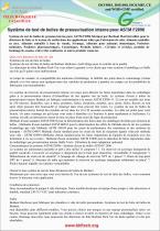 Système de test de bulles de pressurisation interne pour ASTM F2096-1