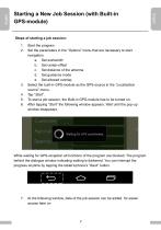 GPS Guidance System Starting a job - 8