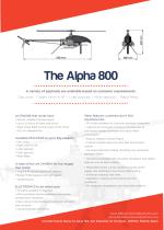 ALPHA 800 UAV Helicopter - 2