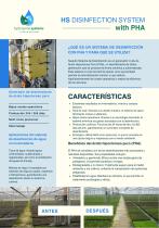 Desinfección de aguas agrícolas con PHA-1