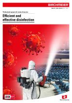 Efficient and effective disinfection - 1