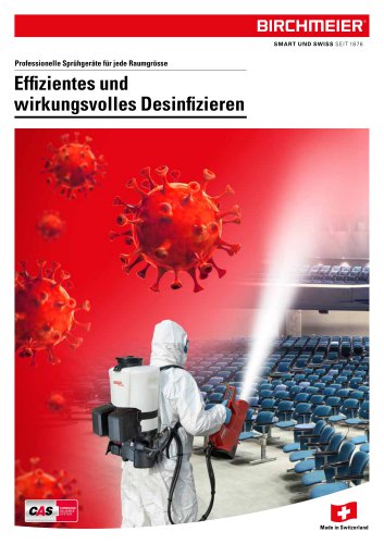 Effizientes und wirkungsvolles Desinfizieren